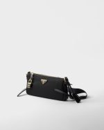 Small Re-Nylon and Leather Shoulder Bag - Image 2